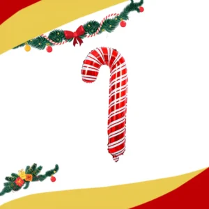 Globo Baston navideño metalico 25 pz