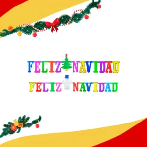 *Letrero Mediano Feliz Navidad