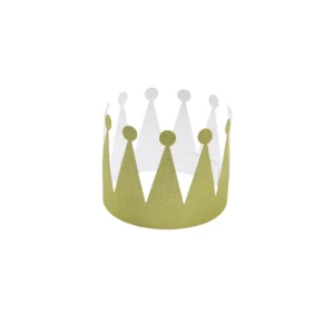 Corona de Carton Diamantada (12paq)