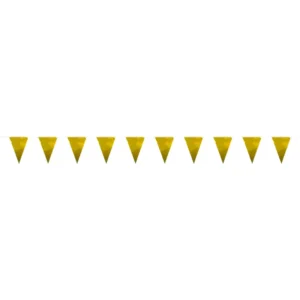 Banderin Limpio Metalico Oro y plata (12pz)