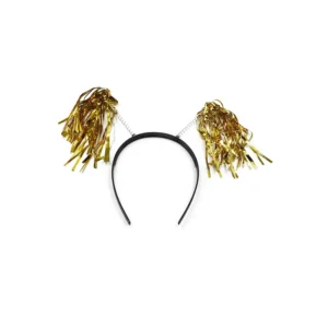 Diadema mechon metalico (12pz)